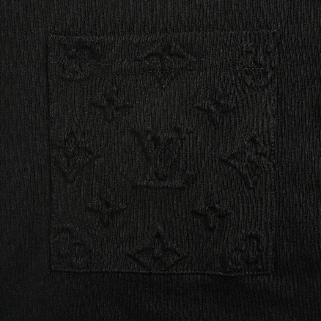 Louis Vuitton/Louis Vuitton 24ss pocket presbyopic embossed short sleeves